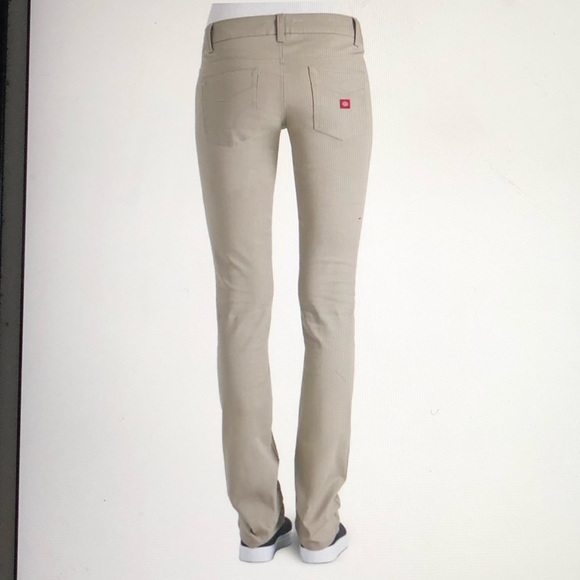 Dickies | 5 Pocket Classic Skinny HH164 Khaki Low Rise - Picture 2 of 8